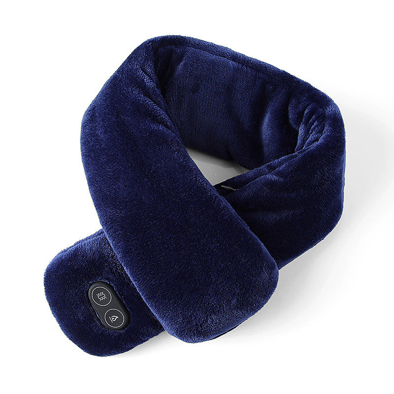 Heating heating massage scarf female winter new warm electric heating shawl usb charging male scarf electric heating scarf