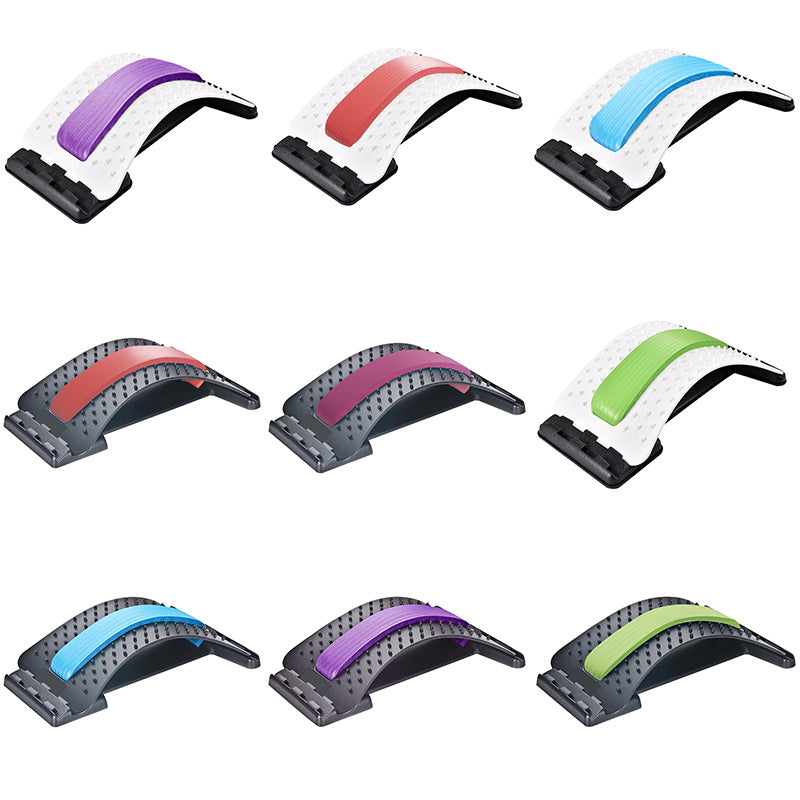 Lumbar vertebrae correction lumbar disc protrusion stretch pad spine traction device home waist massager